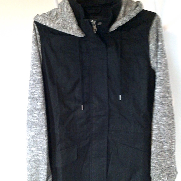 LAST ONE❗FALL BLACK HOODIE UTILITY JACKET - Picture 6 of 7